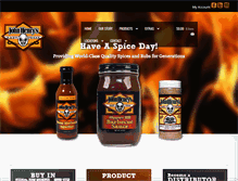 Tablet Screenshot of johnhenrysfoodproducts.com